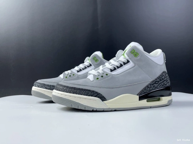 Jordan 3 Air Chlorophyll 136064-006 Retro 0808